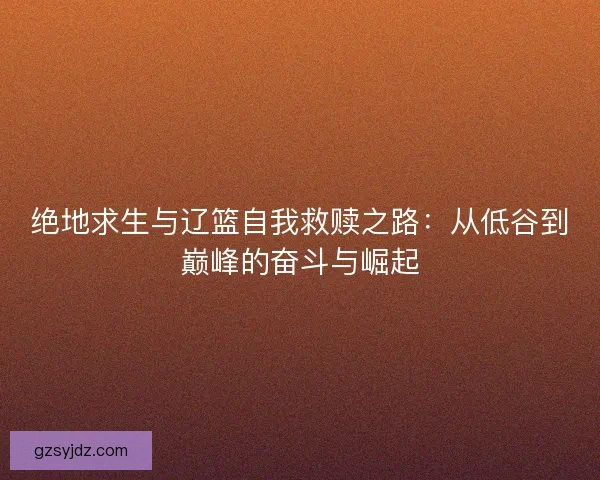 绝地求生与辽篮自我救赎之路：从低谷到巅峰的奋斗与崛起